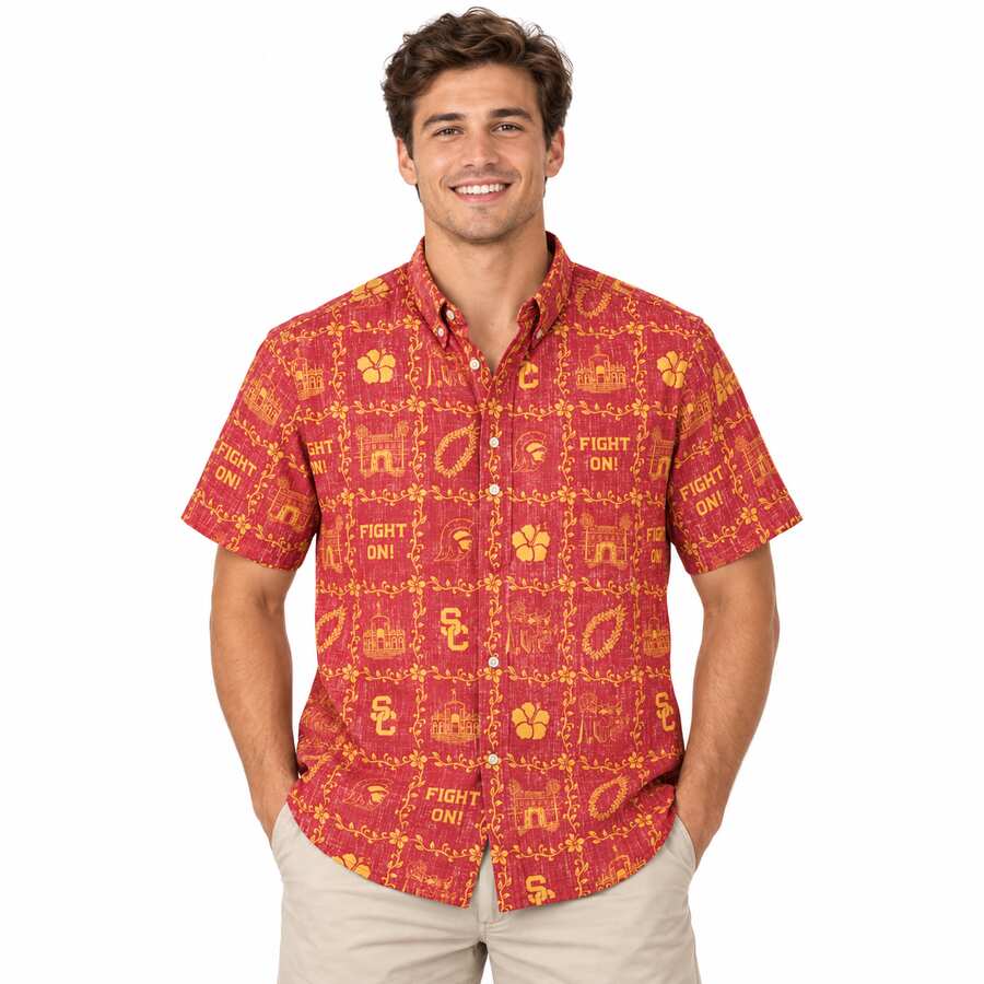 USC Trojans Reyn Spooner Classic Hawaiian Shirt