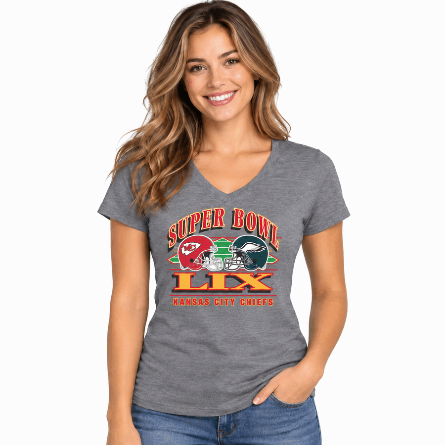 Kansas City Chiefs Ladies Super Bowl LIX Pastime Shirt