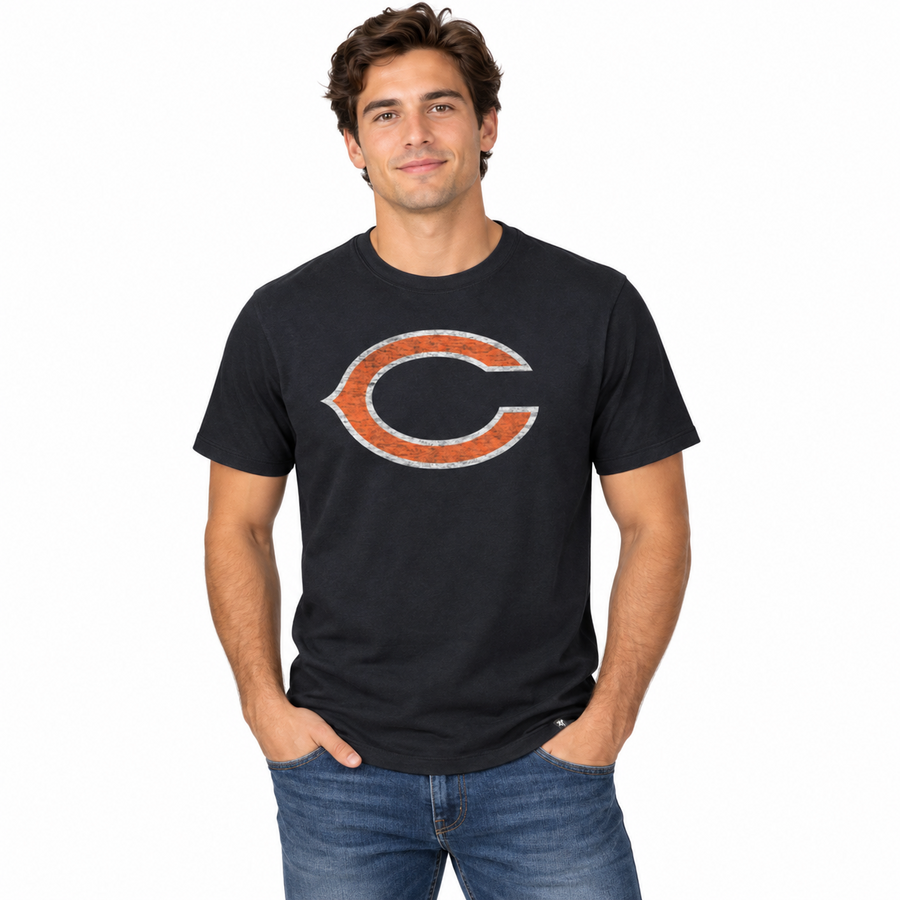 Chicago Bears Atlas Blue '47 Brand Premier Franklin Shirt