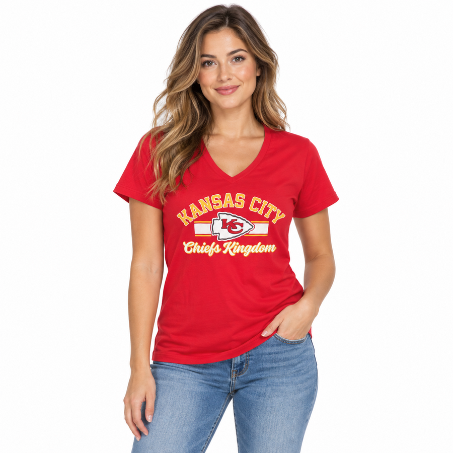 Kansas City Chiefs Ladies Kansas City Chiefs Kingdom Fanatics Shirt