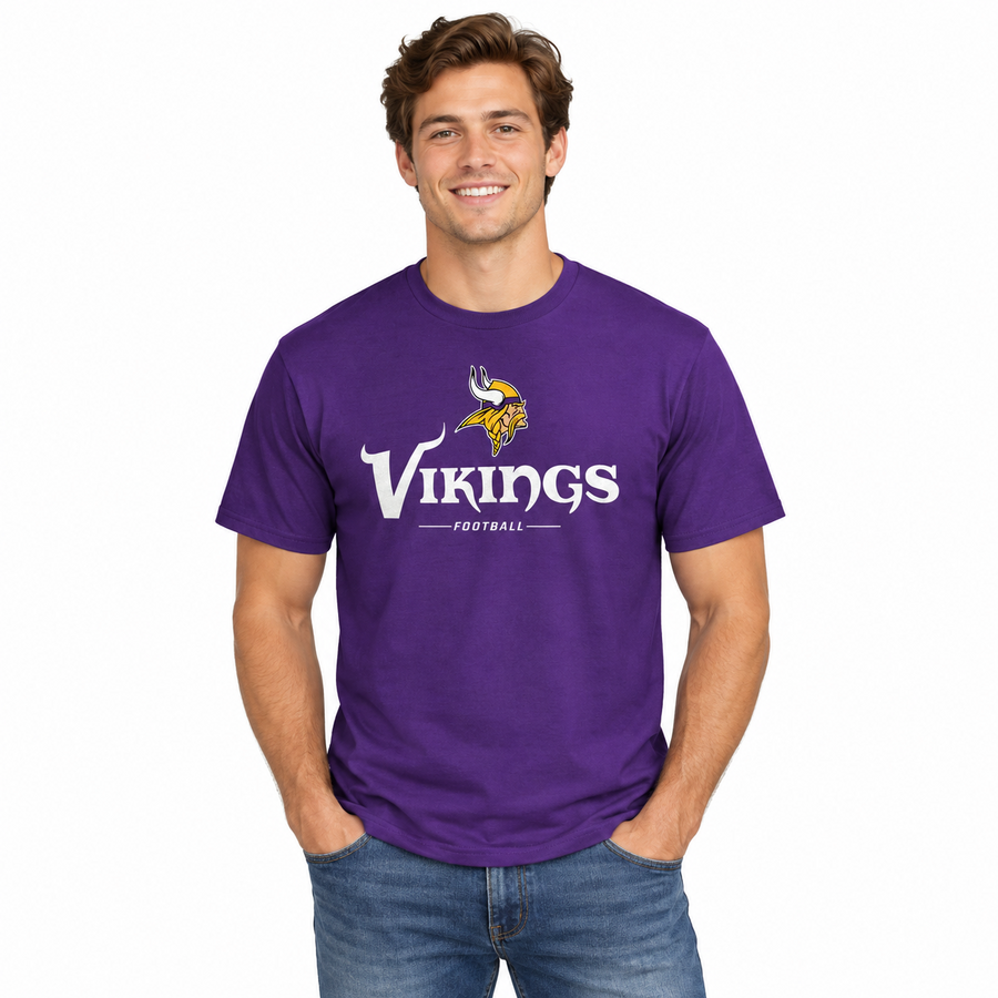 Minnesota Vikings Purple Staple Fanatics Shirt