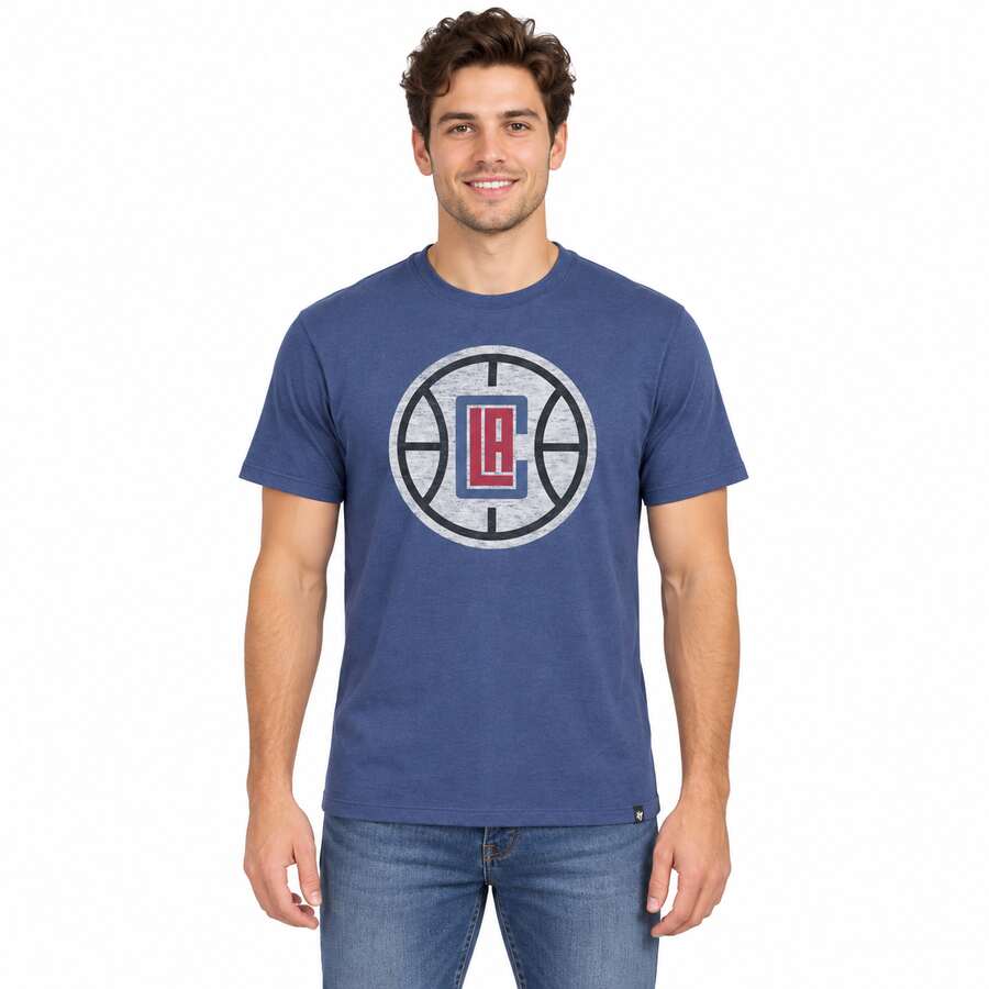 Los Angeles Clippers Blue Premier '47Brand Logo Shirt